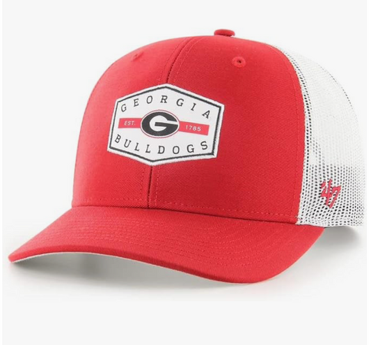 UGA '47 Brand Red Convoy Trucker Hat