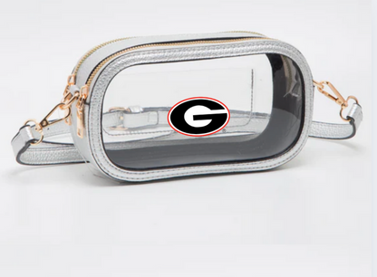 UGA Gameday Stadium Clear Oval Crossbody Bags