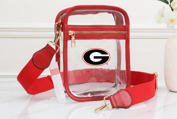 UGA Gameday Stadium Square Clear Bags