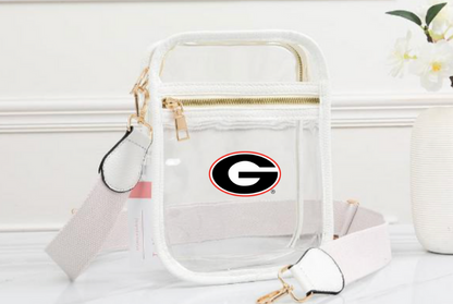 UGA Gameday Stadium Square Clear Bags