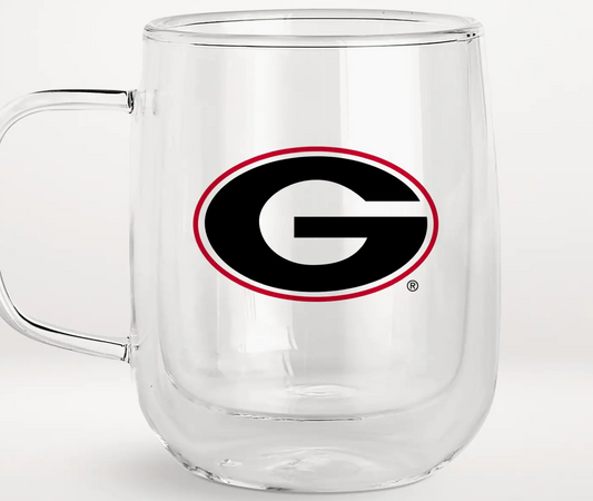 UGA Landmark Glass Mug