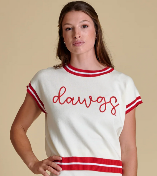 UGA Stewart Simmons The Embroidered Varsity Sweater