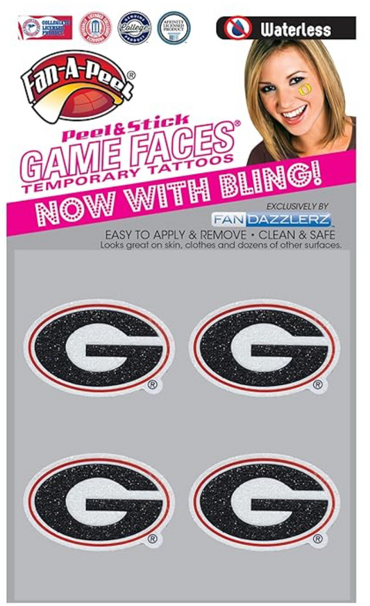 UGA Waterless Face Glitter Tattoos