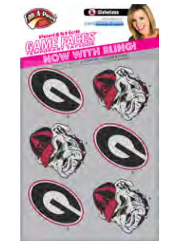 UGA Waterless Face Glitter Tattoos