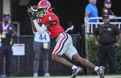 UGA Signed KJ Bolden #4 Action Photo