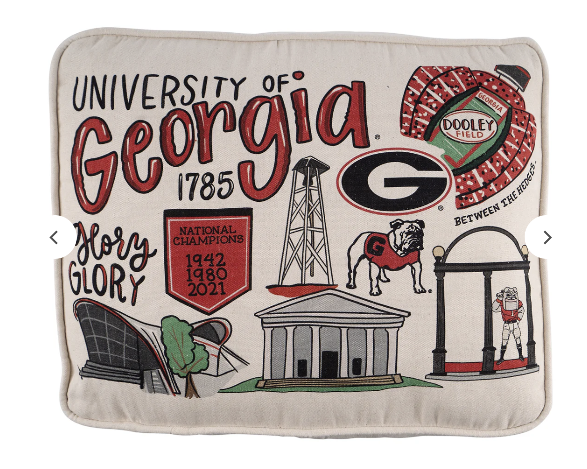 UGA Icon Pillow