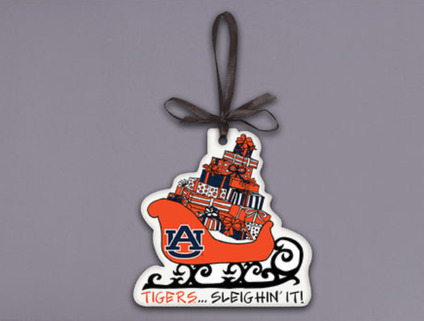 AUB Magnolia Lane Sleighin it Ornament