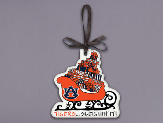 AUB Magnolia Lane Sleighin it Ornament