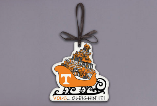 UTN Magnolia Lane Sleighin it Ornament