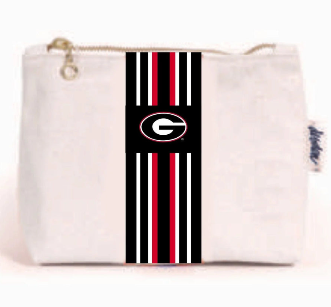 UGA Small Canvas Pouch