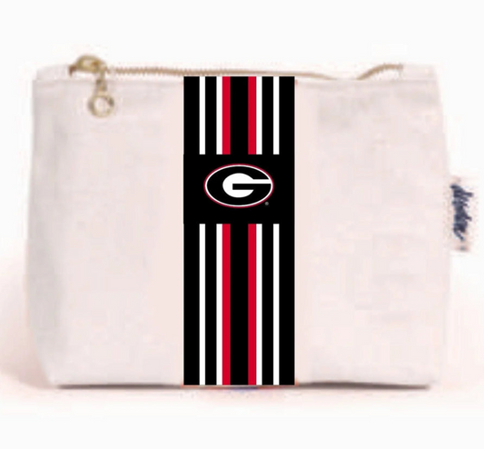 UGA Small Canvas Pouch