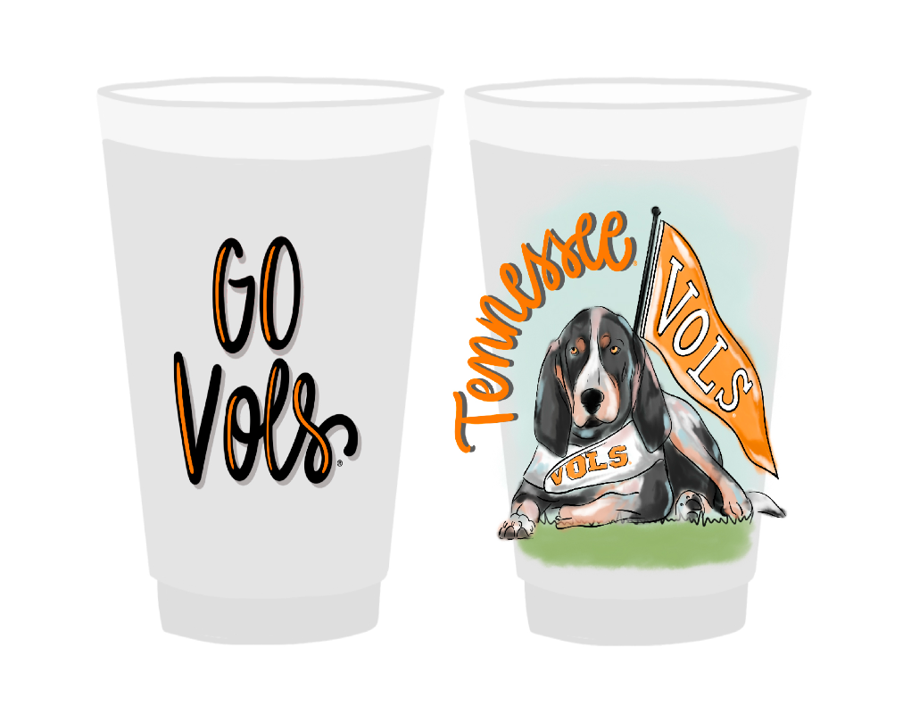 UTN Vols Frosted Glory Haus Mascot Party Cup (8-Pack)