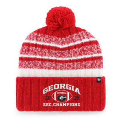 UGA 2025 SEC Champions 47' Brand CUFF KNIT Beanie