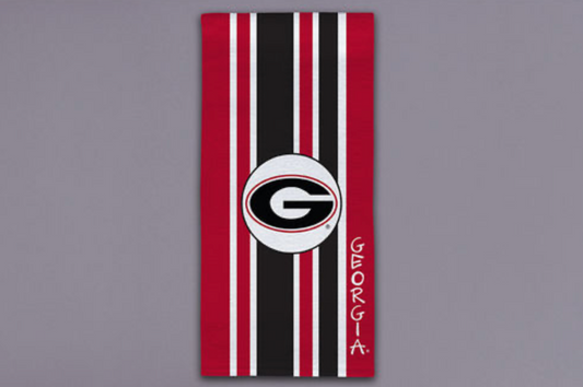 UGA Stripe Tea Towel