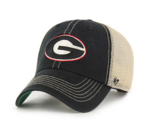 UGA '47 Brand Black Trawler Clean Up Hat