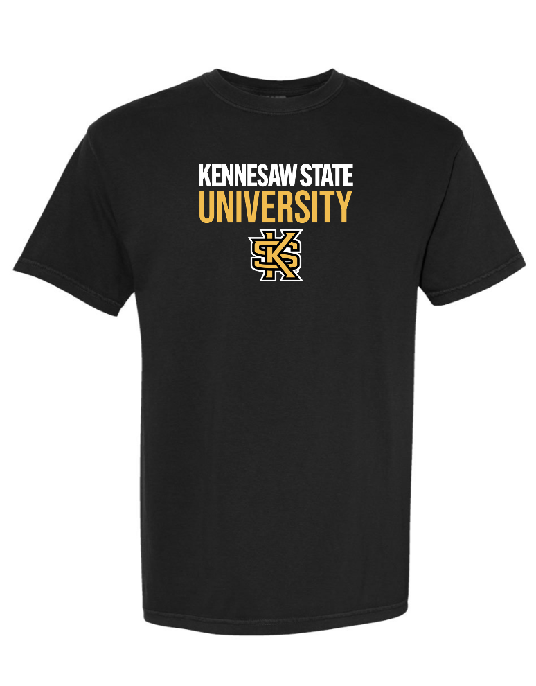 KSU Block Interlock Logo T-Shirt Unisex