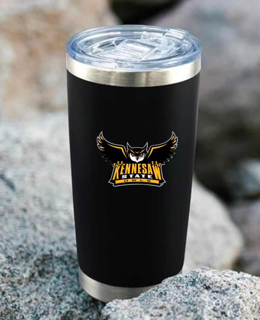 KSU Mascot Tumbler Black