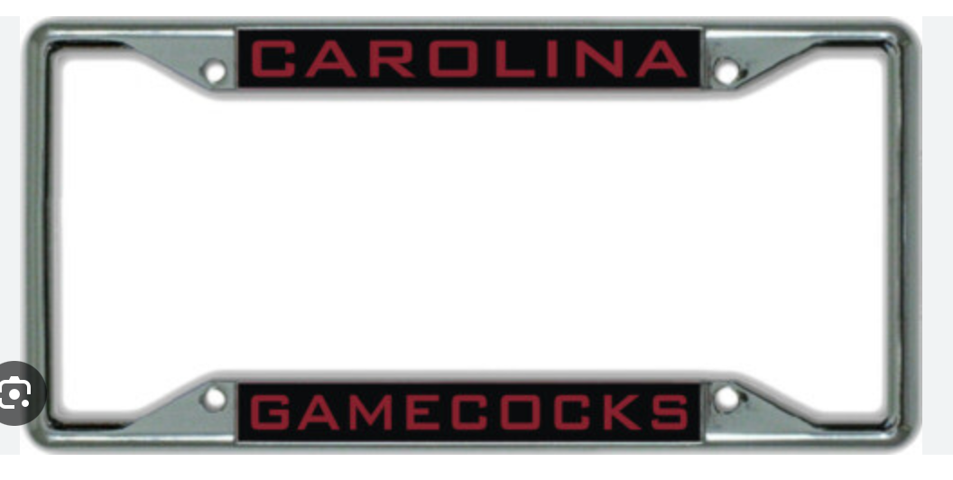 USC Gamecock License Frame
