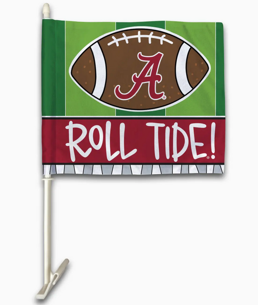 ALA "Roll Tide!" Car Flag