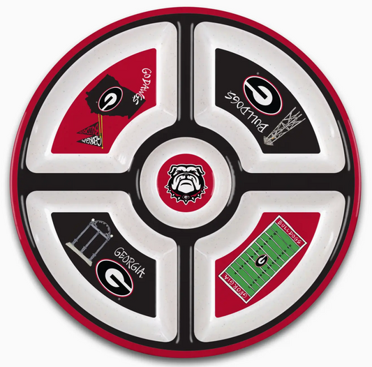 UGA Magnolia Lane Multi-Sectional Party Platter