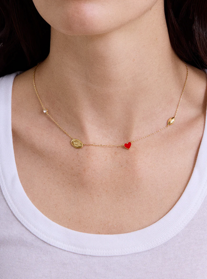 UGA BaubleBar Spaced Charm Necklace