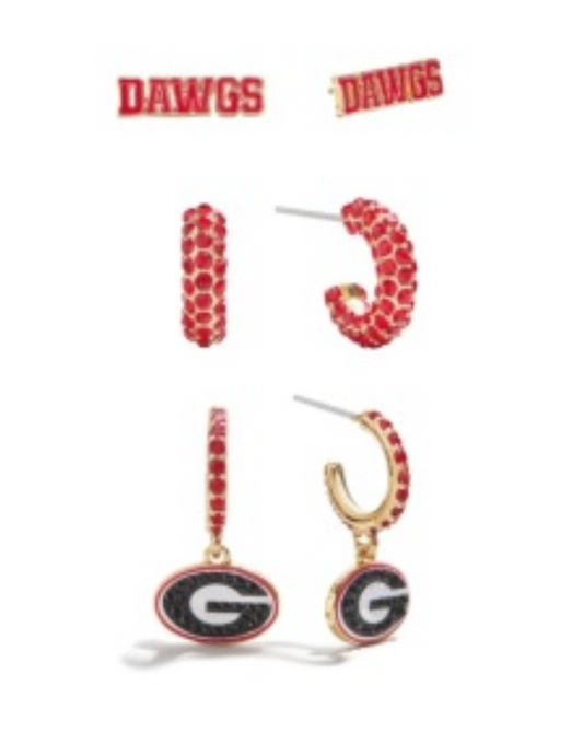 UGA BaubleBar Earring 3-Set