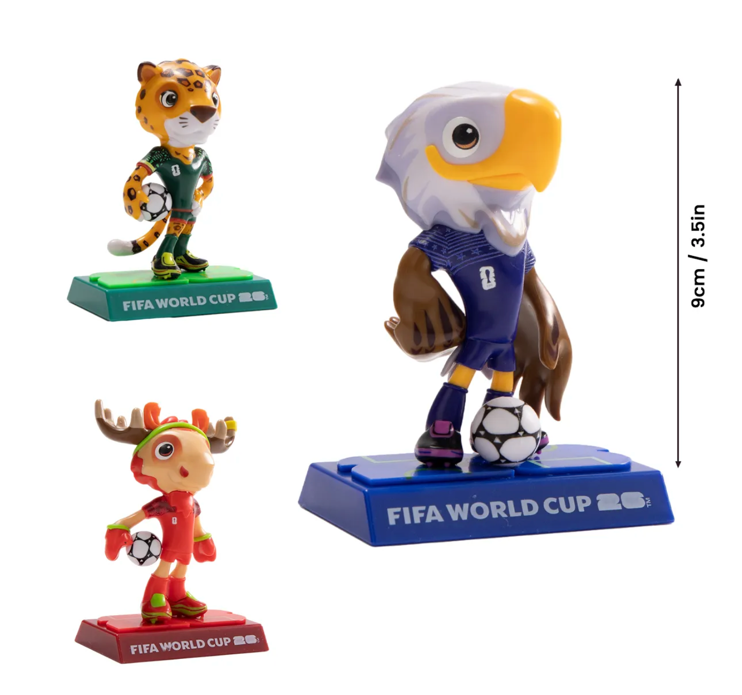 2026 FIFA World Cup Official Mascot Figurine / 3.5 Inch