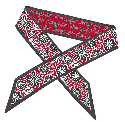 UGA Skinny Scarf