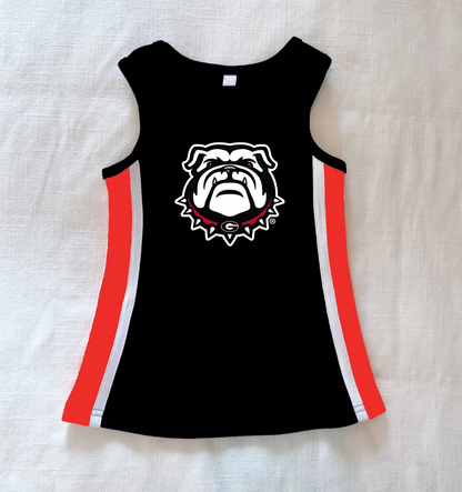UGA Cheer Dress The Power Stripe w New Dog