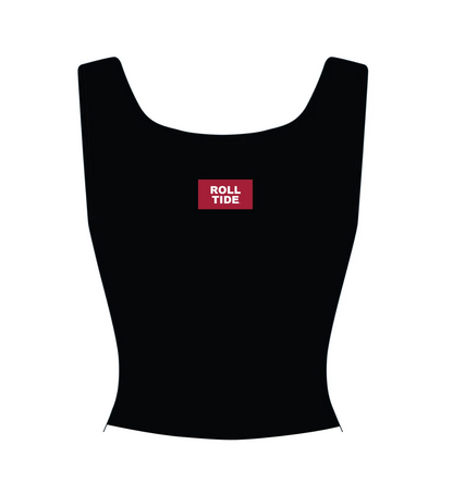 ALA Tank Top Alli Ribbed "Roll Tide" Woven Label