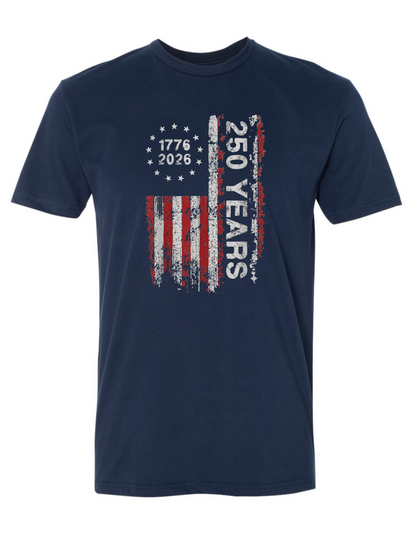 USA 250th Anniversary Patriotic T-Shirt
