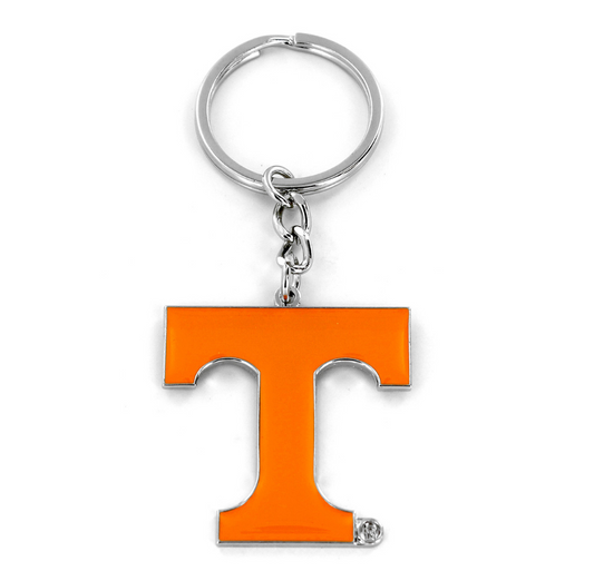UTN Power T Metal Logo Keychain