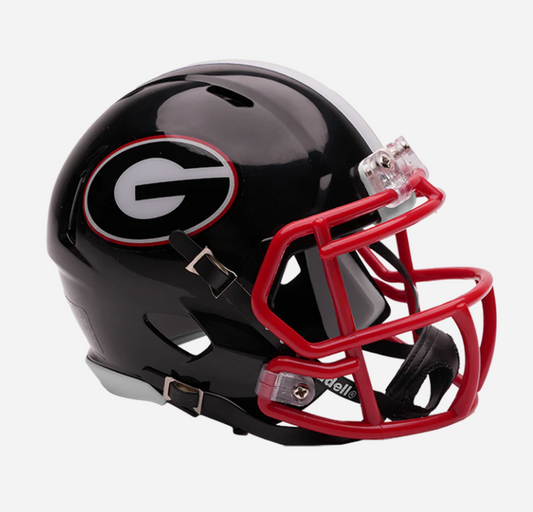 UGA Riddell Mini Speed Helmet - Black