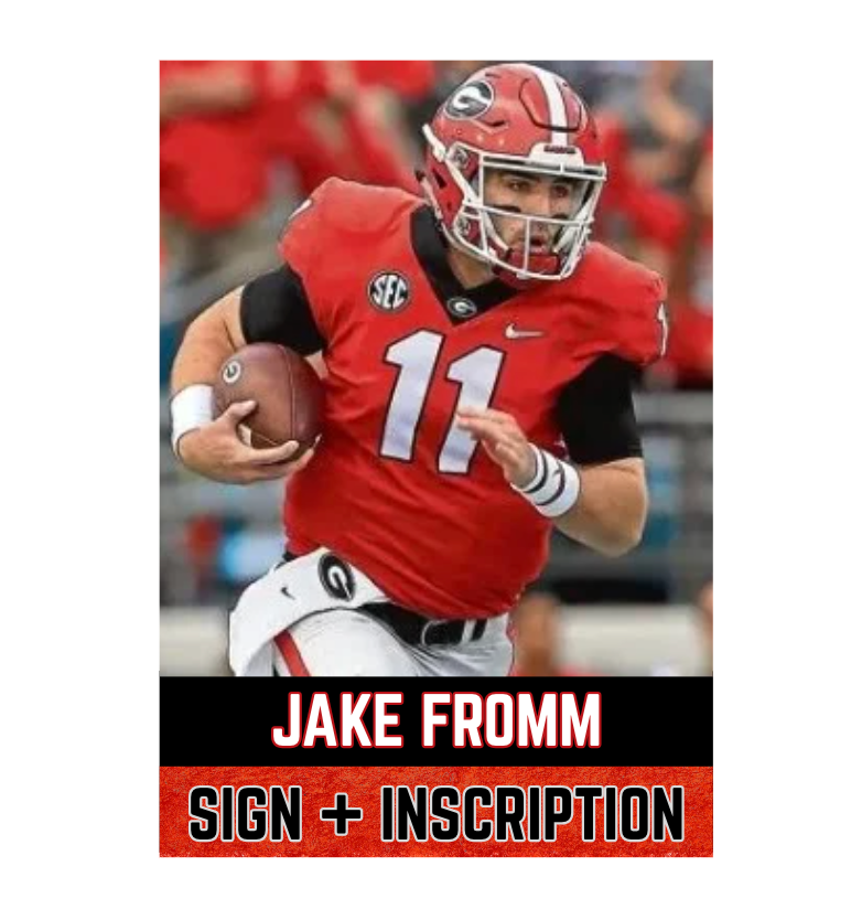 7th Fan Fest – Jake Fromm Autograph Sign+Inscription Ticket