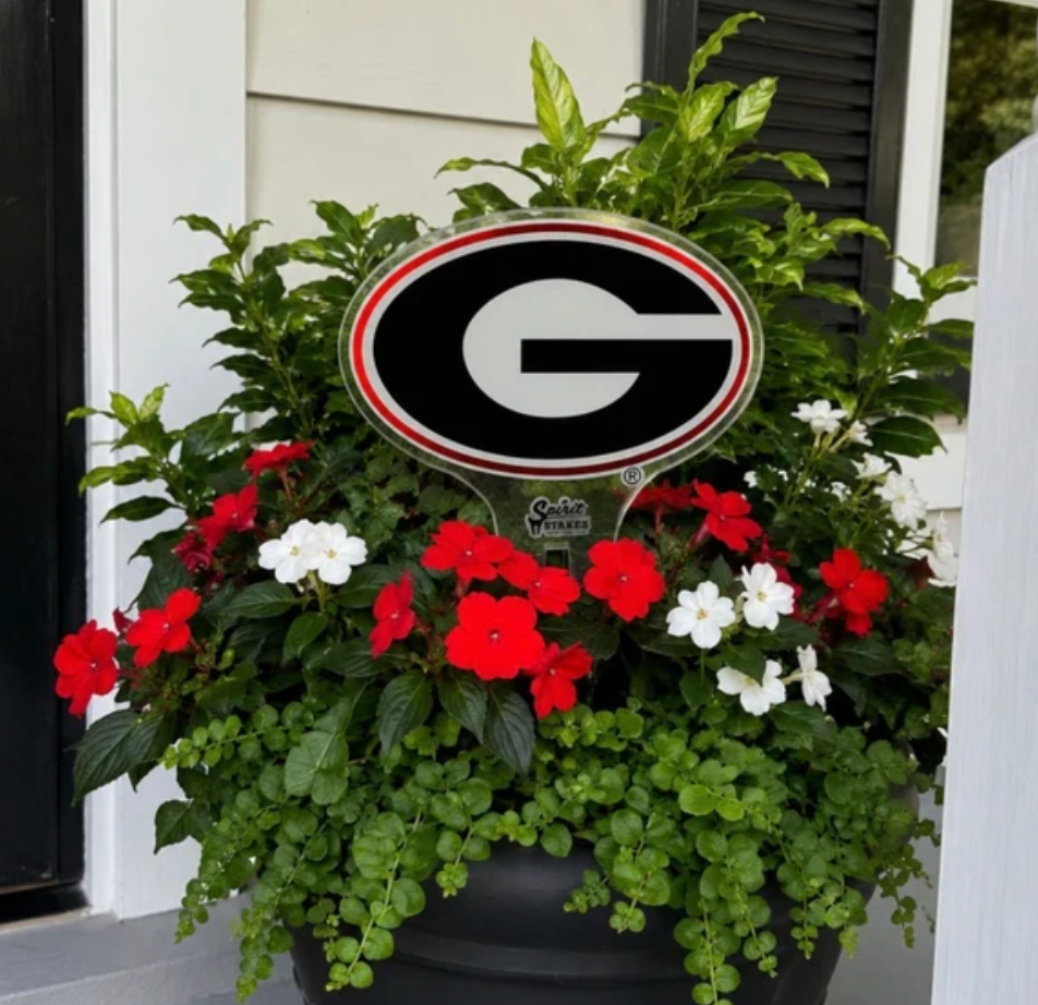 UGA Spirit Stakes Plant Stake Medium 5.5" H x 6.5" W
