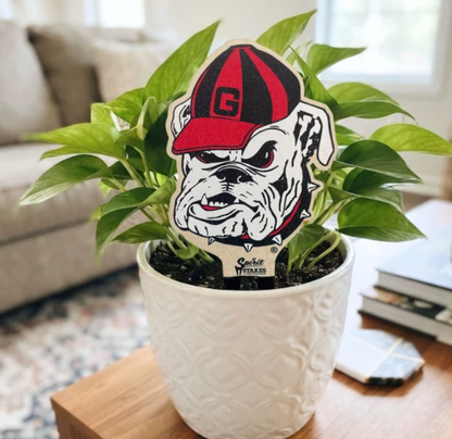 UGA Spirit Stakes Plant Stake Small 3.75" H × 4.5" W