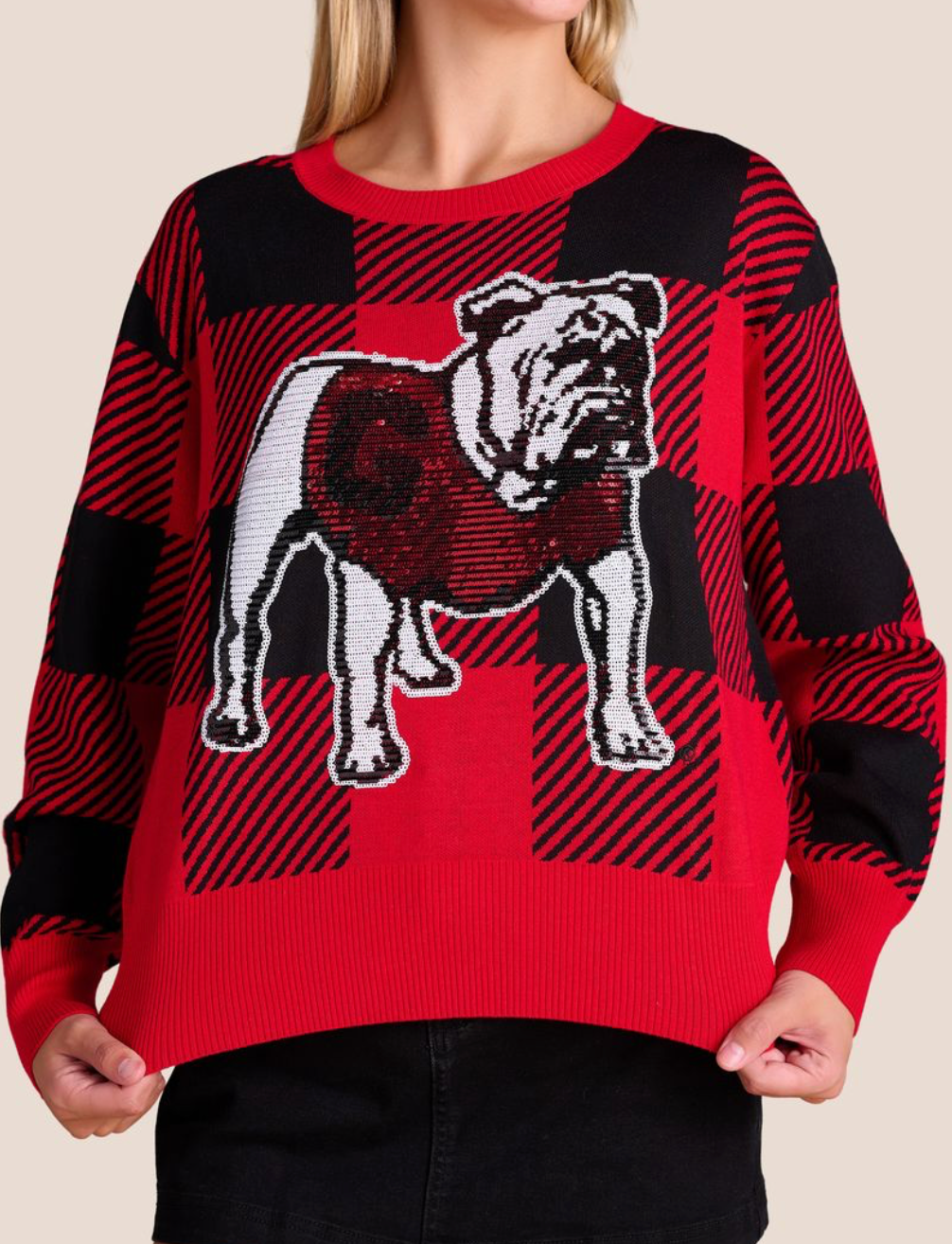 UGA Stewart Simmons The Scrimmage Sequin Sweater