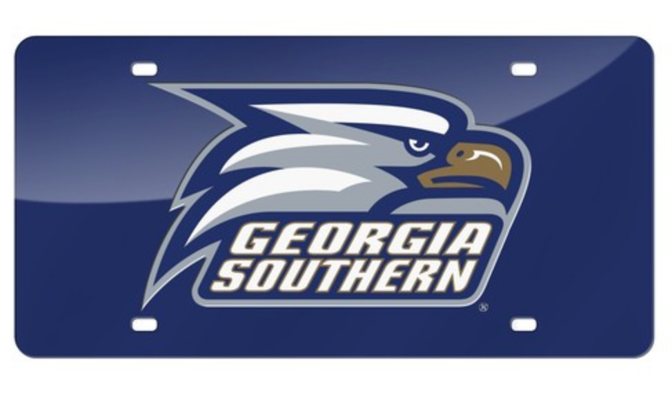 GATA Eagle Athletic Reflect Logo License Plate