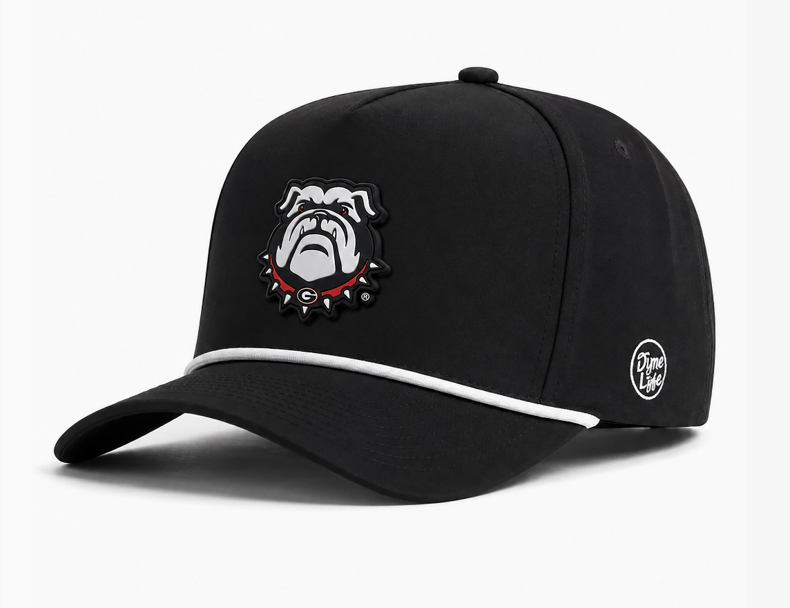 UGA PVC Mascot Logo Rope Hat
