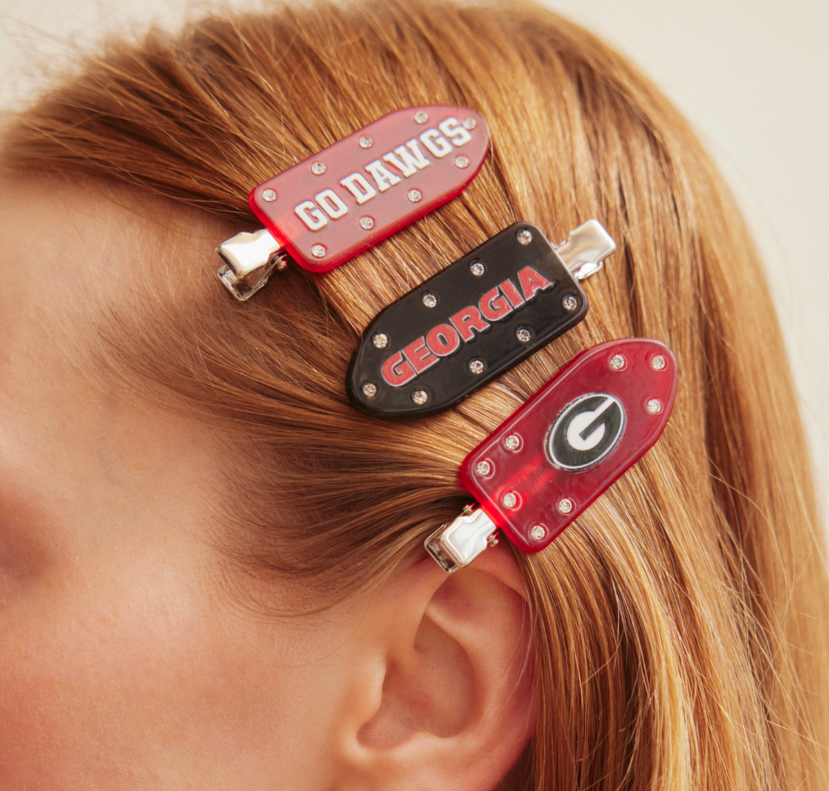 UGA BaubleBar Creaseless Hair Clip Set