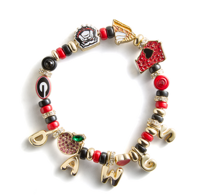 UGA BaubleBar Beaded Charm Bracelet