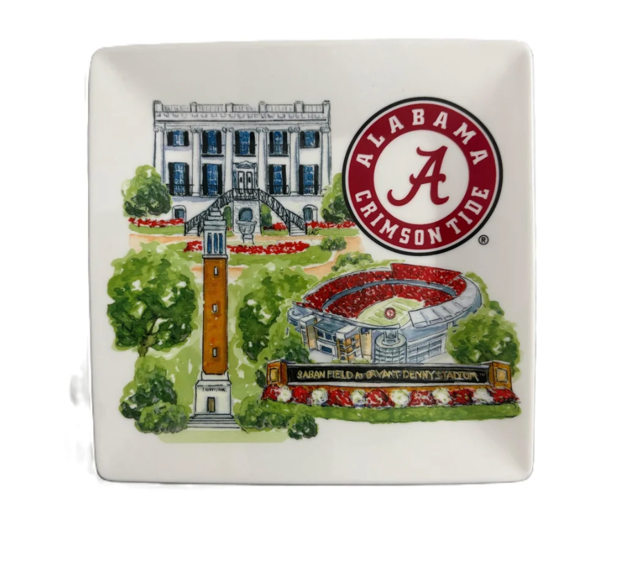 ALA Landmark Ceramic Trinket Tray