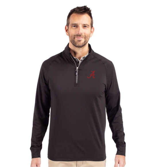 ALA Cutter & Buck Soft Knit Stretch Mens 1/4zip Pullover