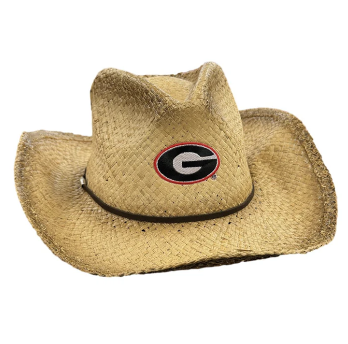 UGA Straw Hat