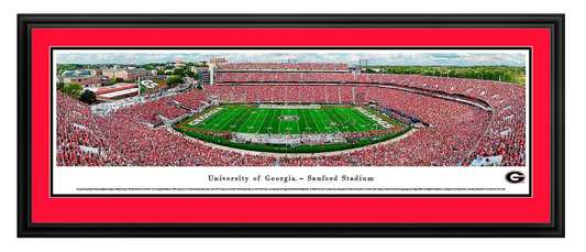UGA Sanford Stadium Deluxe Panoramic Sports Showcase
