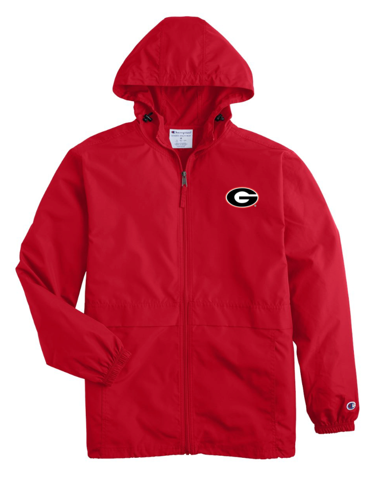UGA Unisex Champion Light Weight Rain Jacket