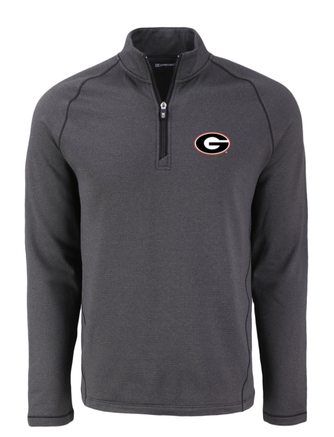 UGA Men's Cutter & Buck Half Zip Pullover