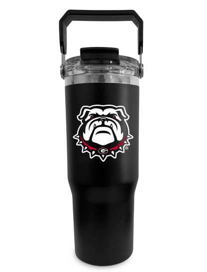 UGA 32 oz Bucket Handle Tumbler