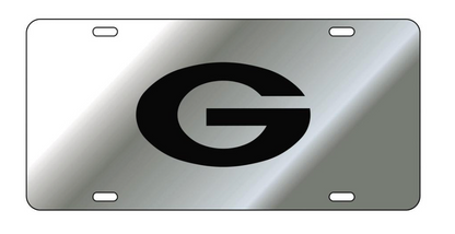 UGA Mirrored Super G License Plate