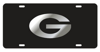 UGA Mirrored Super G License Plate
